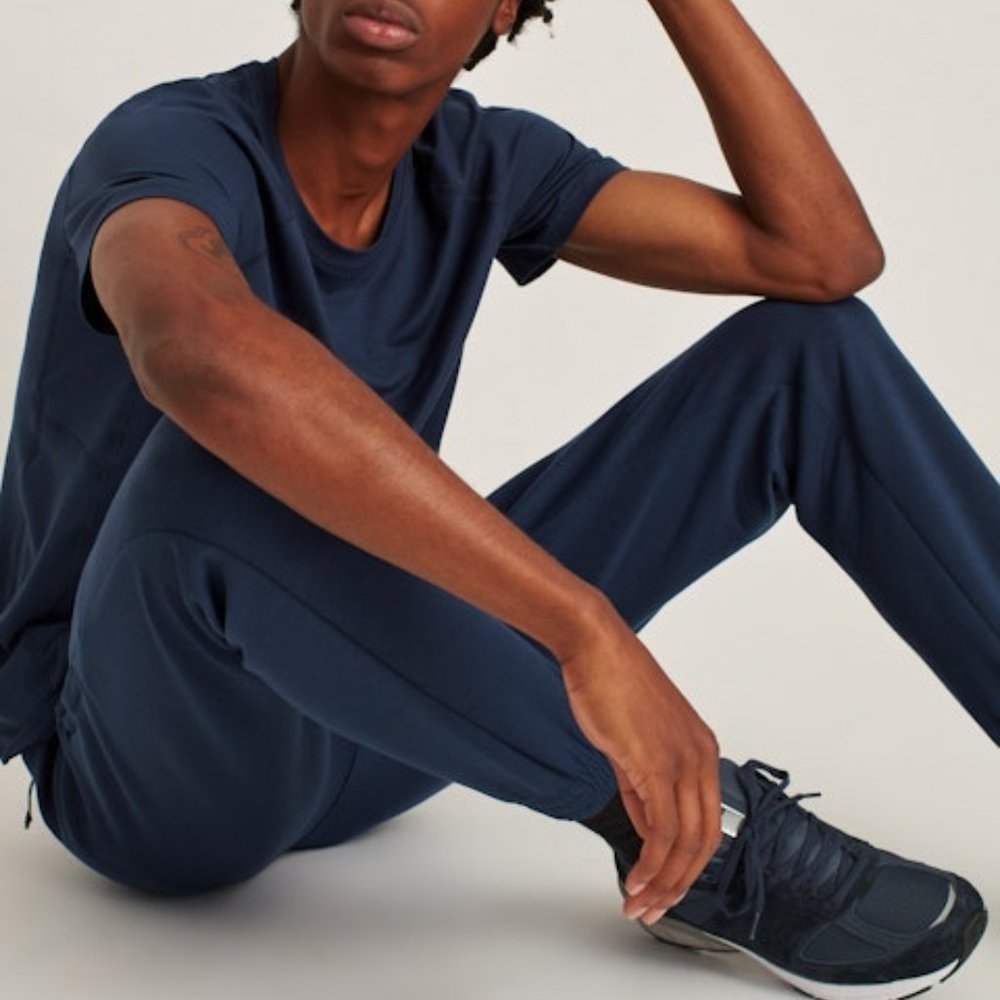 Bonobos Tech Fleece Jogger - Navy Blue - XL Short Inseam